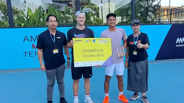 Pasangan Gado-Gado Juara Ganda Putra Men's World Tennis Championship 2026 Bali Seri I