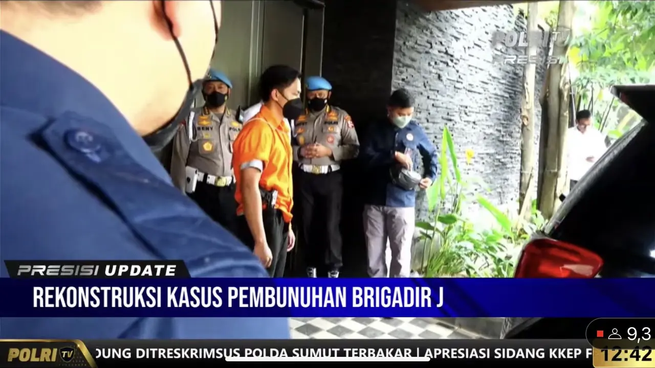 Bharada E jalani rekonstruksi kasus Brigadir J