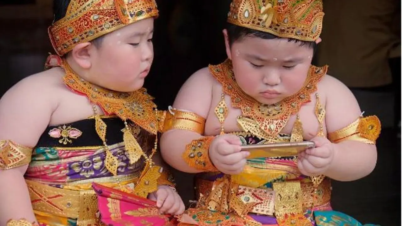 [Bintang] Saingan Kirana dan Tatan, Ini Selebgram Cilik Kenneth dan Kenzo