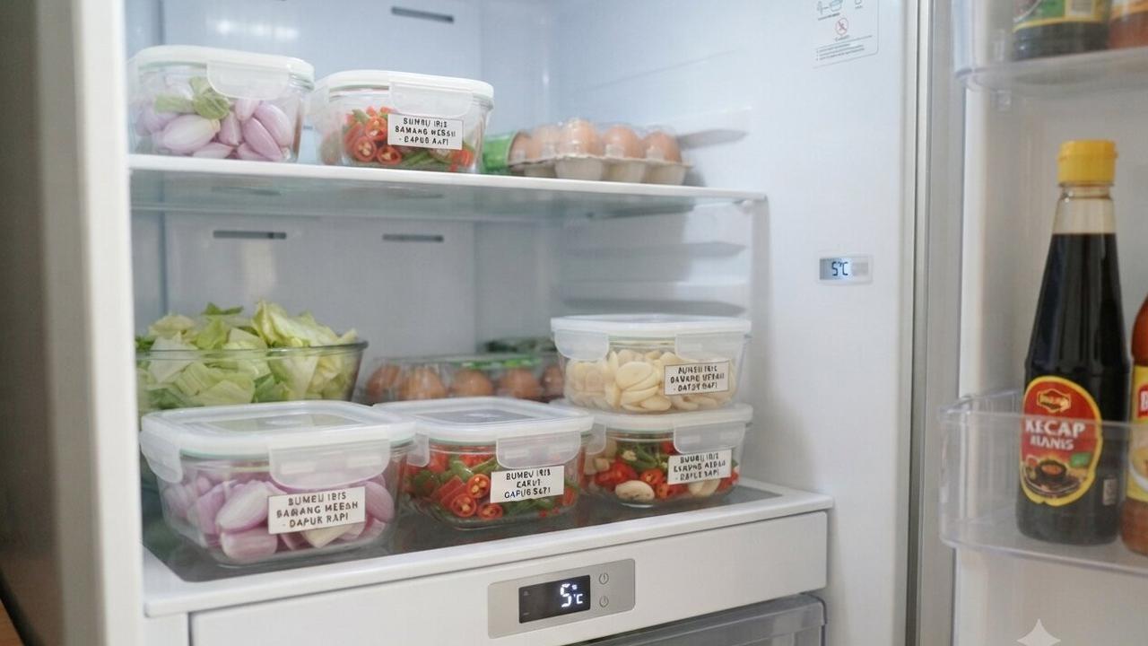 Hack Menyimpan Bumbu Dapur agar Tahan Lama (AI Generated)