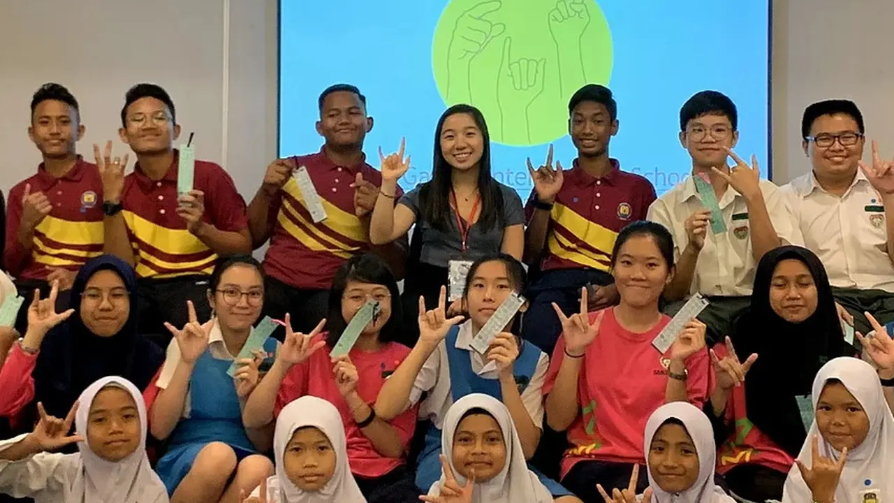 Serena Lee promosi bahasa isyarat