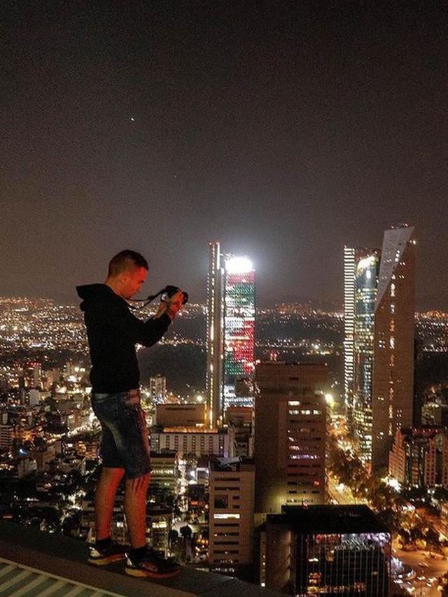 Terjatuh dari Lantai 68, Ini Potret Remi Lucidi saat Berada Atas Bangunan Tinggi