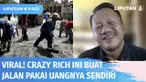Joko Suranto mendadak viral di jagat maya usai aksinya membangun jalan desa menggunakan uangnya sendiri mencuat. Crazy Rich Grobogan ini bangun jalan pakai uang sendiri hingga mengeluarkan uang senilai miliaran rupiah!