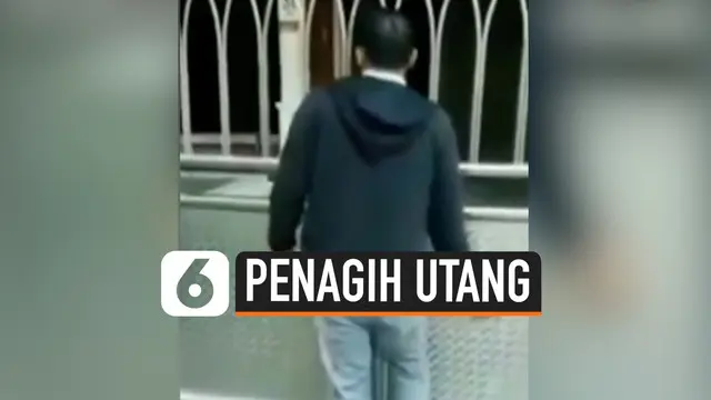VIDEO: Pria Ini Tagih Utang Sambil Ngerap