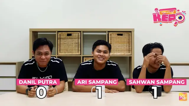 Ari, Sahwan dan Danil DA8 Main Games (Credit: Youtube KapanLagi)
