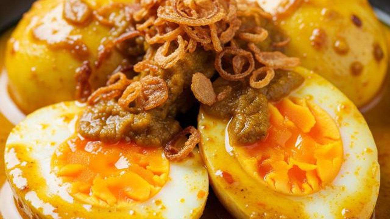Resep Telur Bumbu Kuning Tanpa Santan yang Meresap hingga ke Dalam
