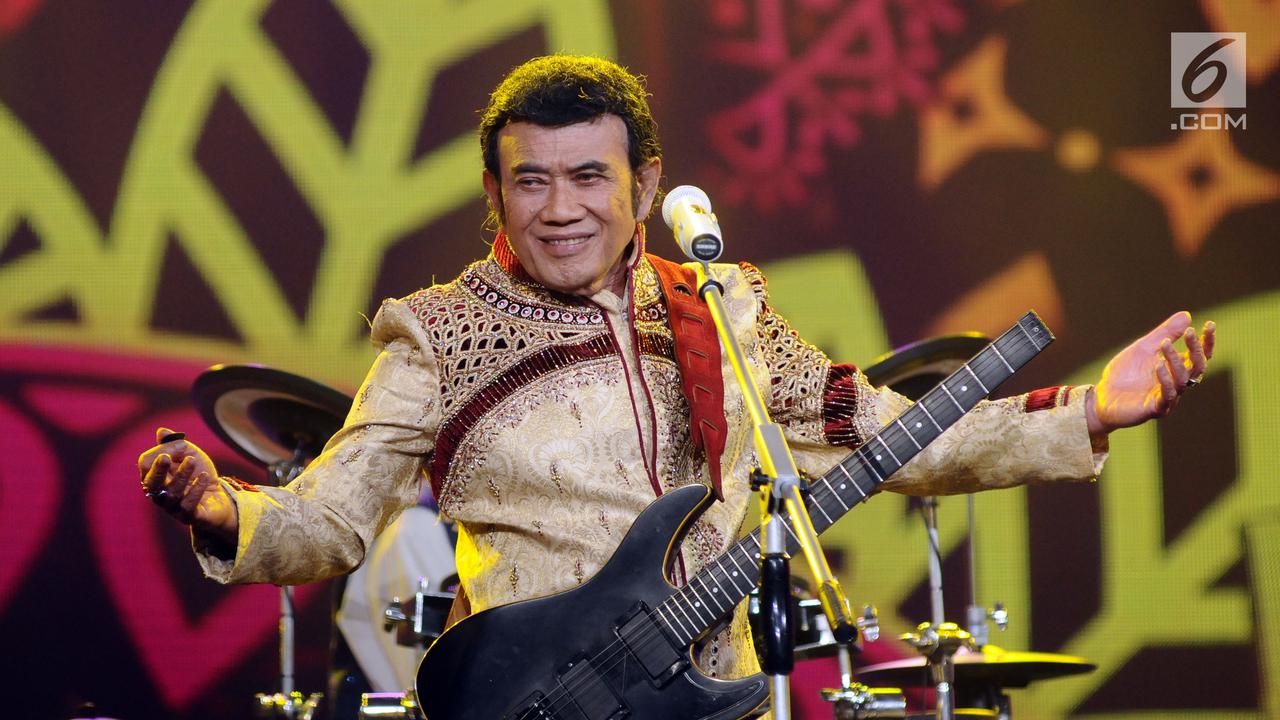 FOTO: Aksi Panggung Rhoma Irama dan Soneta Grup di HUT ke-23 Indosiar