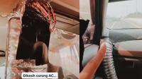 AC mobil taksi online (TikTok/@cnlulaby)