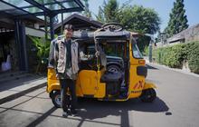 Andromeda Naik Bajaj 24 Jam dari Yogya Menuju Gerbang Kampus ITB