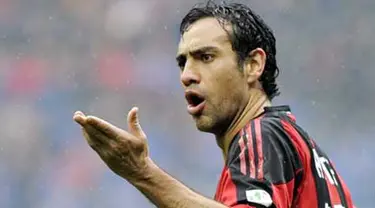 AC Milan's defender Alessandro Nesta reacts against Bari during their Italian Serie A match on March 13, 2011 in San Siro stadium in Milan . AFP PHOTO / OLIVIER MORIN