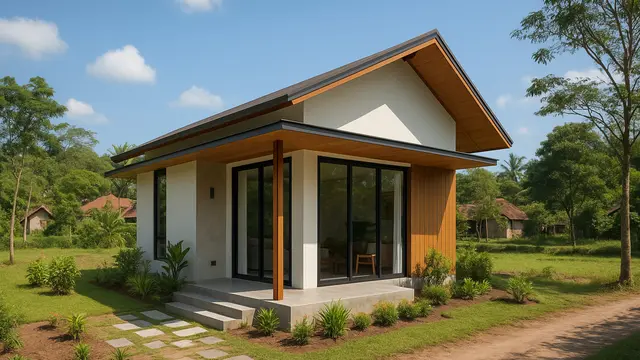 Rumah Kecil Sederhana tapi Modern di Kampung yang Cantik dan Asri (Foto: ChatGPT)