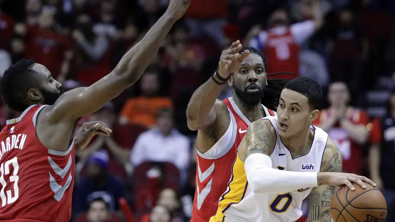 Kuzma tampil gemilang saat Lakers melawan Rockets