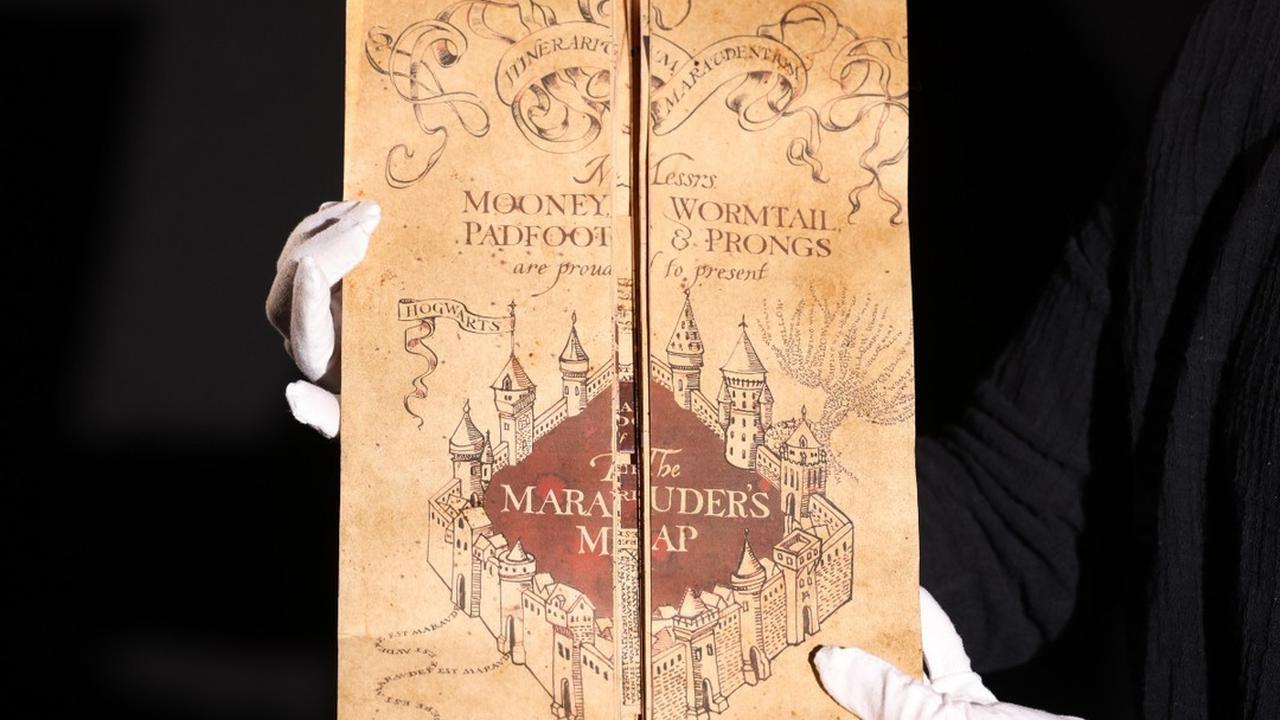 marauders map harry potter