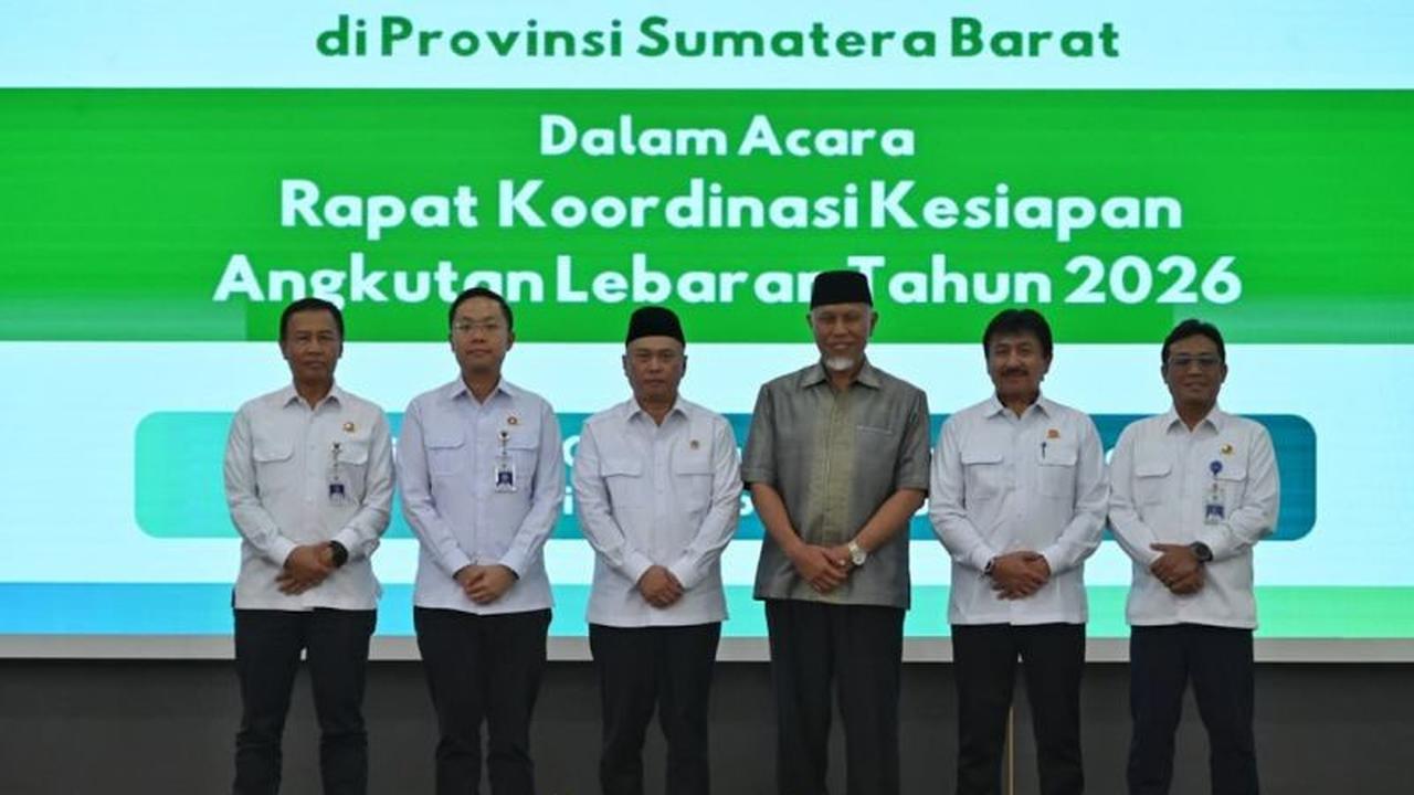 Menhub Perkuat Sinergi Sukseskan Angkutan Lebaran 2026 Sumbar