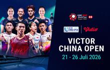 Victor China Open 2026: Punya Peran Penting untuk Ranking Dunia di Vidio
