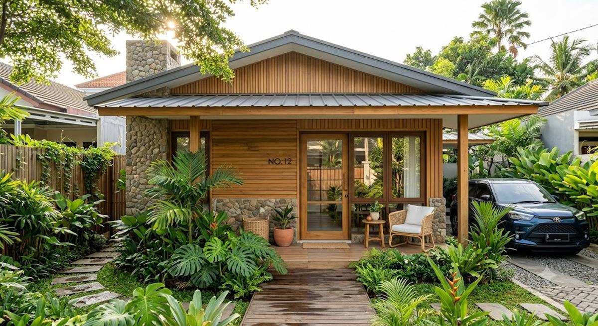 6 Model Rumah Bergaya Tropical Japandi yang Mudah Ditiru, Nyaman dan Estetik