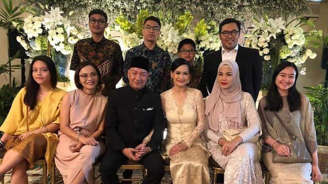 Suasana akad nikah Donna Harun dan Ad Hanafiah (ist)
