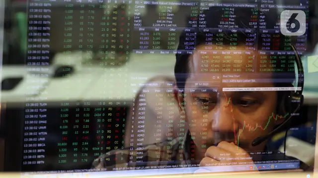 FOTO: Jelang Tutup, Nilai Perdagangan Saham Lebih dari Rp 7,7 Triliun