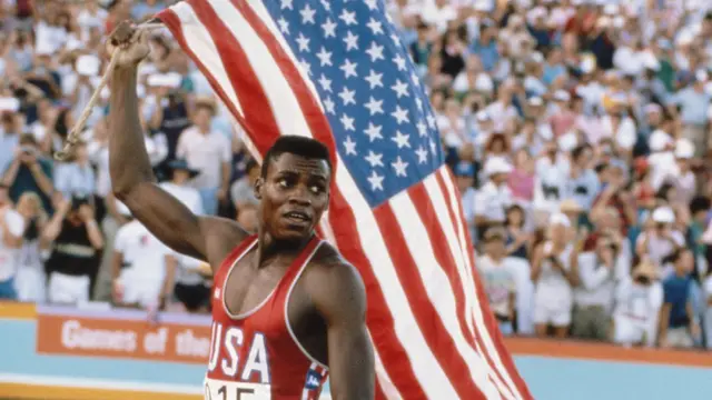 Pelari Amerika Serikat, Carl Lewis pada Olimpiade 1984
