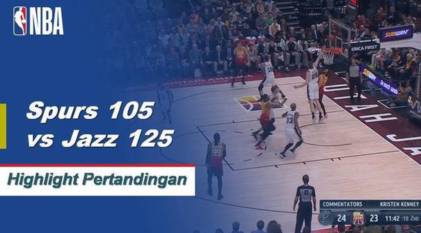 Donovan Mitchell mencetak 23 poin, Ruby Gobert menambahkan 21 poin dengan 13 rebound membawa Jazz menang