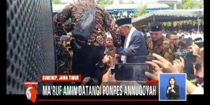 Sambangi Ponpes, Ma'ruf Amin Yakin Raih Suara di Madura
