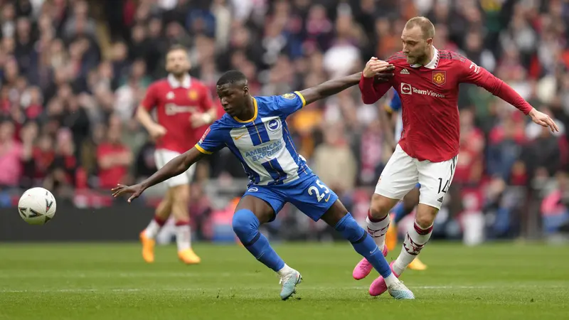 Foto: MU Susul Manchester City ke Final Piala FA, Taklukkan Brighton Melalui Babak Adu Penalti