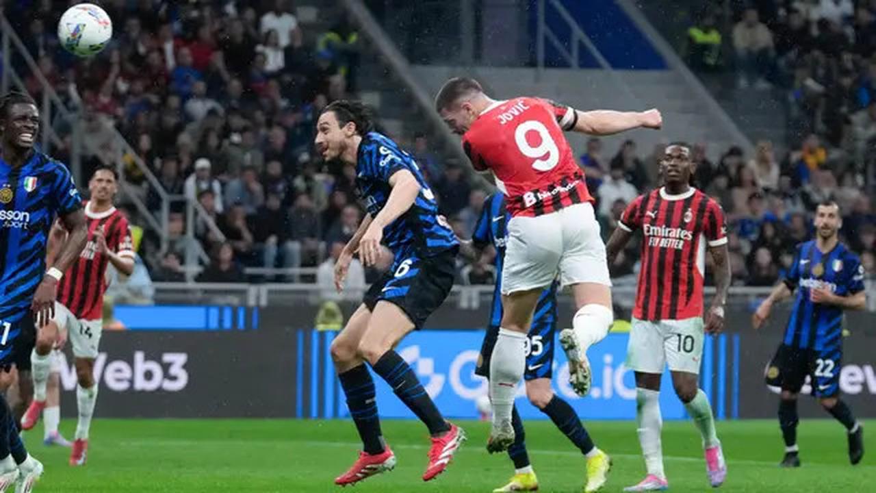 Foto: Tampil Perkasa, AC Milan Kubur Mimpi Inter Meraih Treble