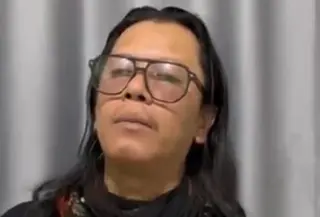 Rombongan Global Sumud Flotilla 2.0 turut melibatkan sejumlah jurnalis asal Indonesia, salah satunya Bambang Noroyono alias Abeng dari Republika. (Foto: Tangkapan Layar Video)