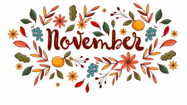 Ilustrasi bulan November