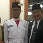 Wali Kota Tasikmalaya Bangga Anaknya Jadi Paskibraka Nasional. (Liputan6.com/Lizsa Egeham)