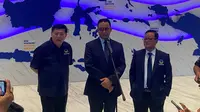Bakal Calon Presiden dari Koalisi Perubahan untuk Persatuan (KPP) Anies Baswedan di NasDem Tower Jakarta, Jumat (2/6/2023). (Liputan6.com/Muhammad Radityo Priyasmoro)