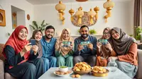 membuat video ucapan lebaran ©Ilustrasi dibuat AI