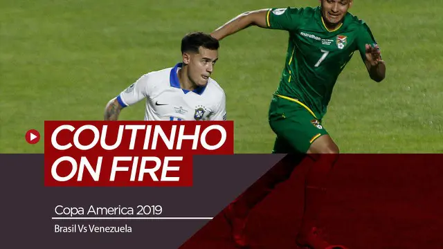 Berita Video Brasil Andalkan Coutinho Saat Hadapi Venezeula di Copa America 2019