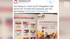 Warganet dibuat kecewa dengan insiden bendera Indonesia terbalik di buku panduan Sea Games dan koran Malaysia.