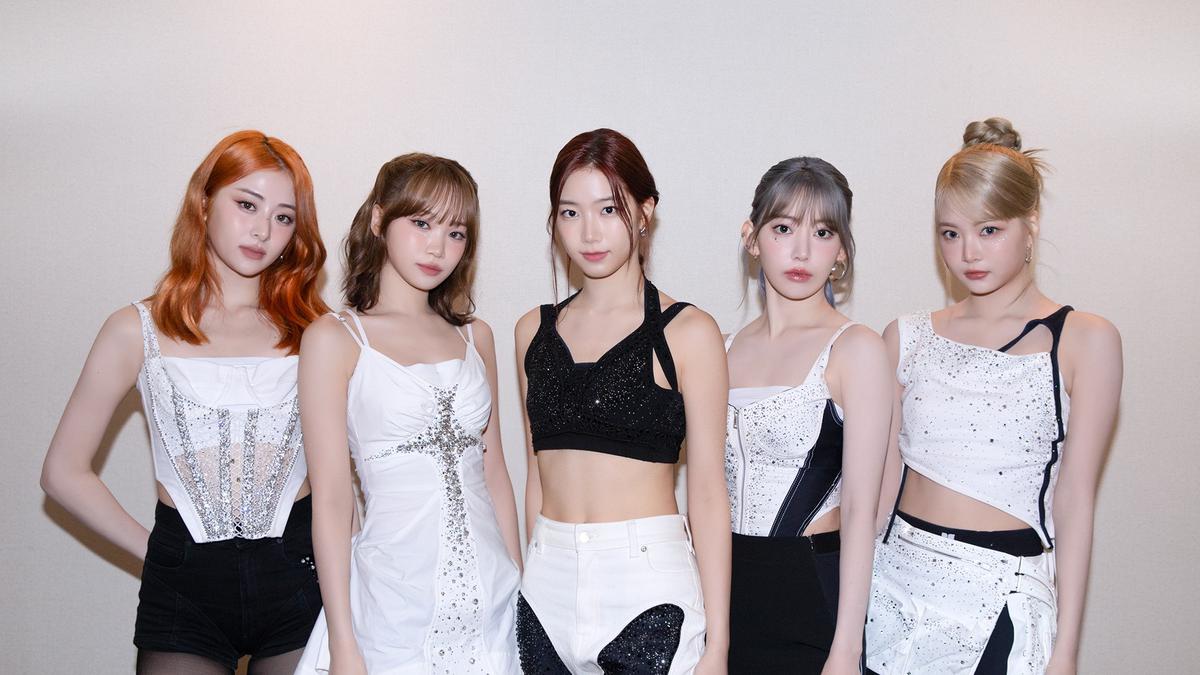 Stunning, Warna-Warni Rambut Member Le Sserafim di FLAME RISES Jakarta