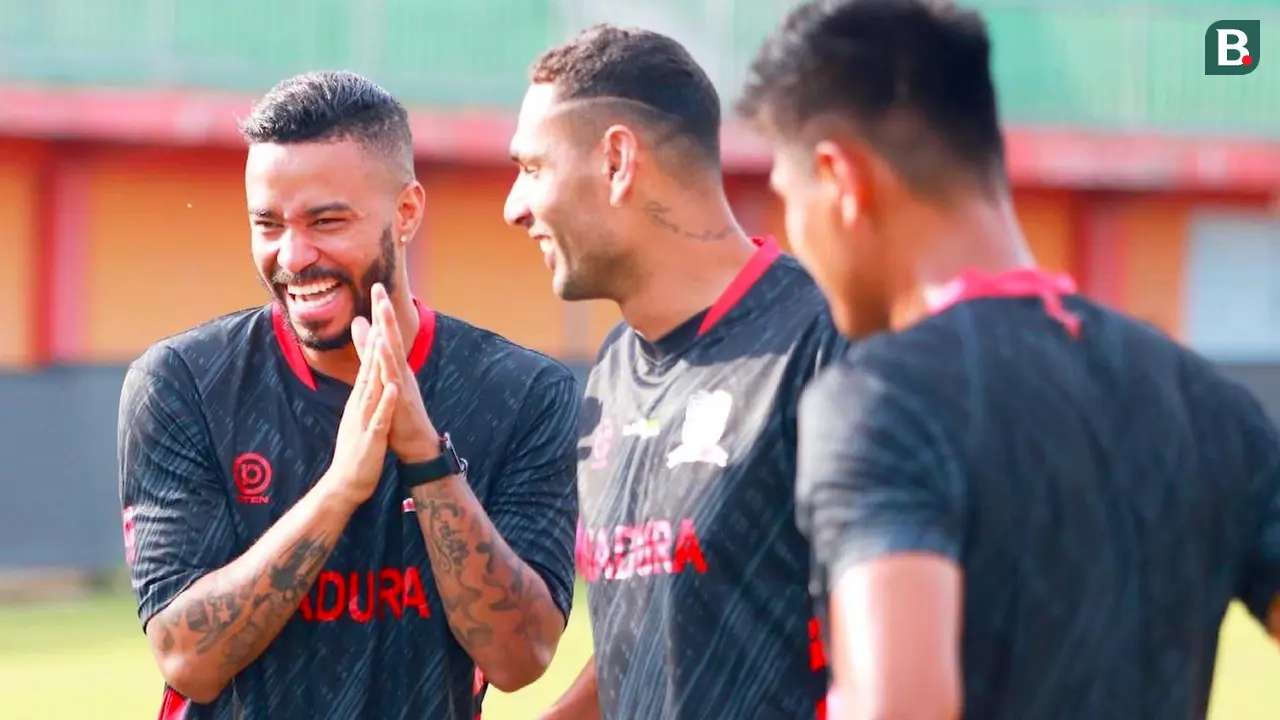 Pemain asing Madura United, Jaimerson Xavier dan striker Rafael Silva.