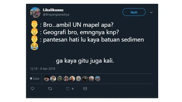 Jawaban Netizen Tentang UN Ambil Apa