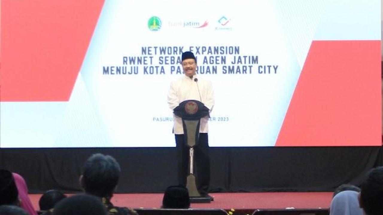 Menuju Kota Smart City, Pemkot Pasuruan Launching Network Expansion RW Net Sebagai Agen Jatim