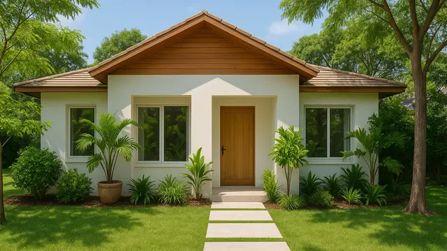Desain Rumah Minimalis dengan Pencahayaan Alami (created by AI)