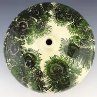 Kamu bakal terpesona melihat motif keramik di tanah liat yang dibuat dari bahan kimia.  (Via: youtube.com)