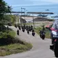 All new Honda Gold Wing  ikut serta dalam cara Honda Big Bike Tour De Flores 2018, di mana lokasi yang dipilih yaitu Maumere menuju Labuan Bajo, 4 – 11 Mei 2018. (Dok Astra Motor)