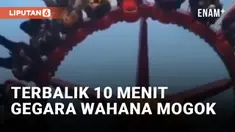 Ngeri! Wahana Mogok di China Bikin Pengunjung Terbalik Selama 10 Menit