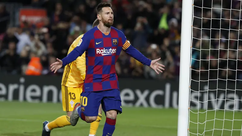 Messi Hattrick, Barcelona Bungkam Celta Vigo 4-1