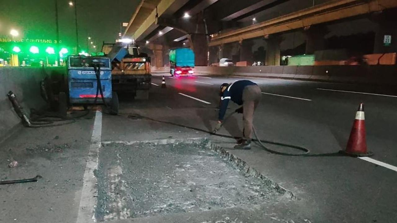 JTT Intensifkan Pemeliharaan Tol Jakarta-Cikampek Hadapi Cuaca Ekstrem, Jamin Keselamatan Pengendara