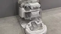 DJI Romo, Robot Vacuum Cleaner Berdesain Transparan dengan Stasiun Pembersih Otomatis