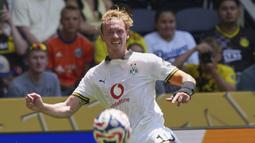 Aksi Julian Brandt di Piala Dunia Antarklub 2025 (AP Photo/Carolyn Kaster)