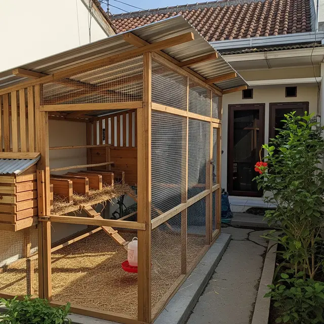 9 Kandang Ayam Praktis dan Minimalis di Lahan Sempit, Solusi Beternak Efisien