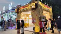Booth Lion Parcel di Synchronize Fest di Gambir Expo, Kemayoran, Jakarta Pusat