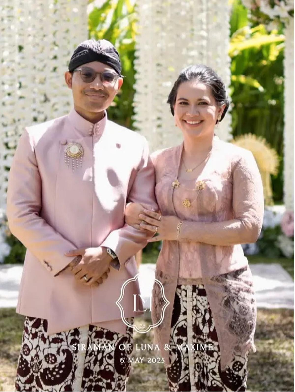 Potret Elodie Bouttier, Cantik Berkebaya saat Pernikahan Luna Maxime