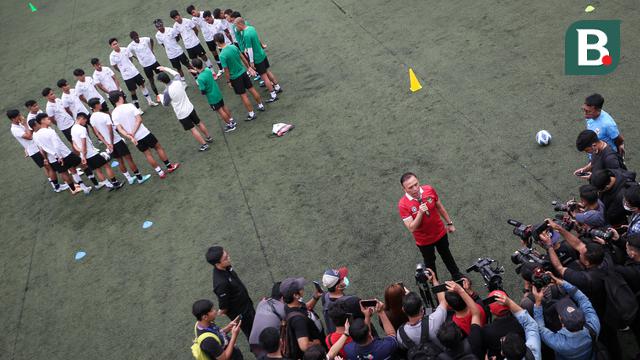 Latihan Timnas Indonesia U-20 untuk Piala Asia U-20 2023